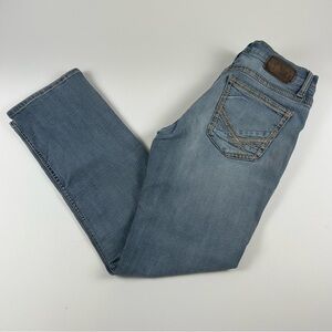 BKE Men’s SZ 32R Straight Leg Jake Light Wash Blue Denim Jeans Cotton Casual